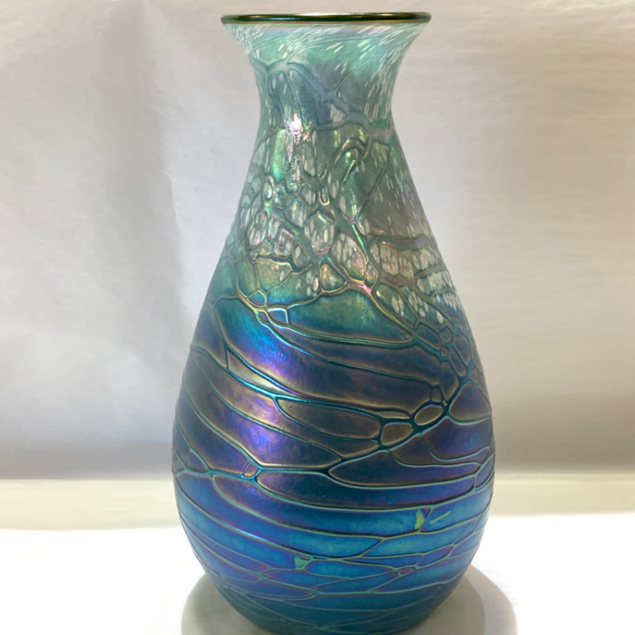 Luster Mothers Vase - Green Tone
